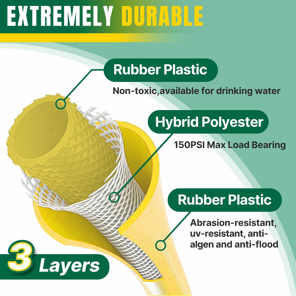 Lightweight Kink Free 5/8" x 100 FT Garden Hose A579520