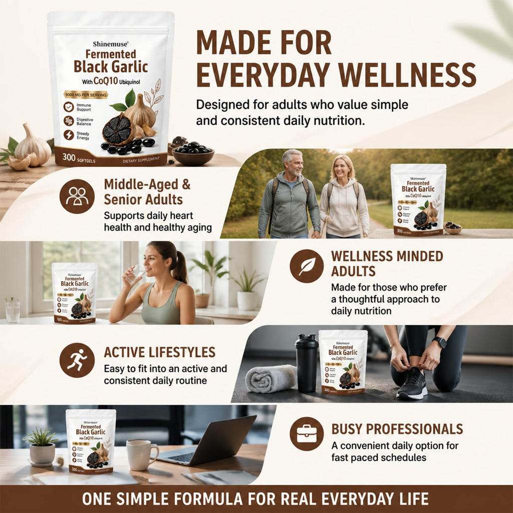 Black Garlic Extract 300 Softgels E1439