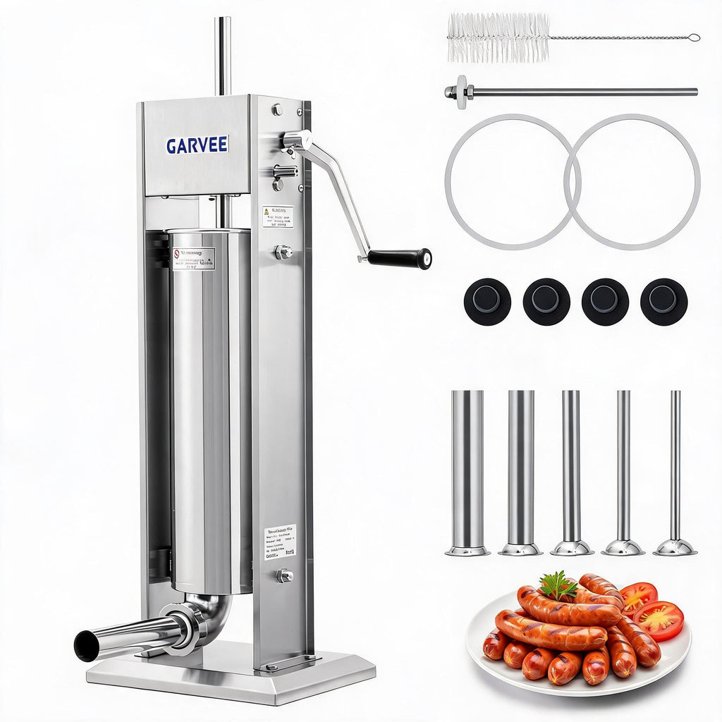 7 L 2-Speed Vertical Sausage Stuffer G2518