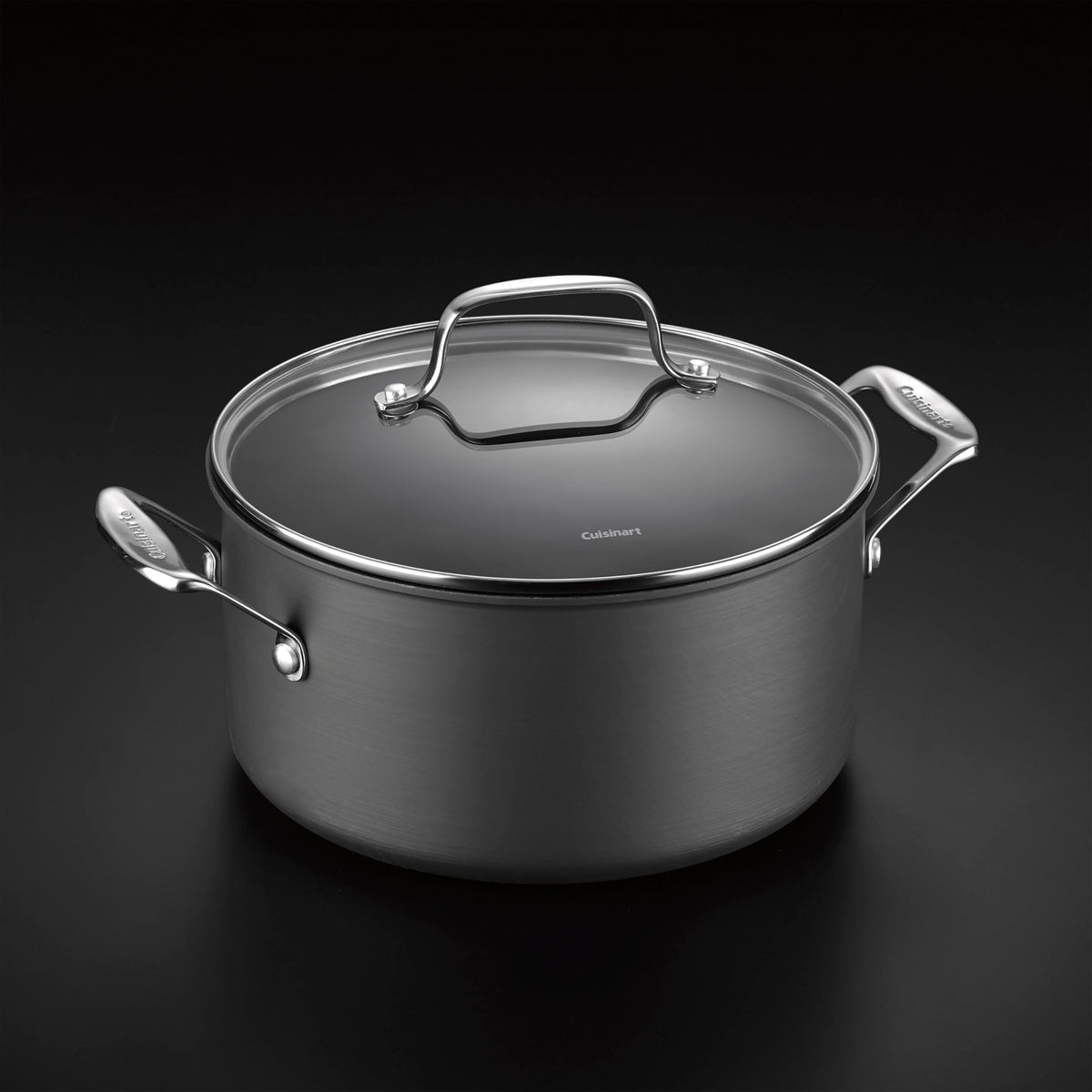 6-Quart Nonstick Hard-Anodized Stockpot with Cover Q3302