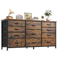 47.2"W Long Dresser with 11 Fabric Drawers G237
