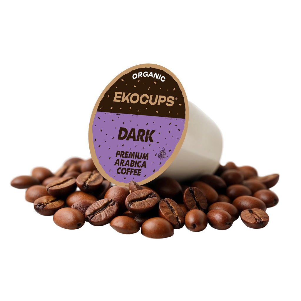 Organic Dark Roast Coffee Pods, 40 Recyclable Capsules E939