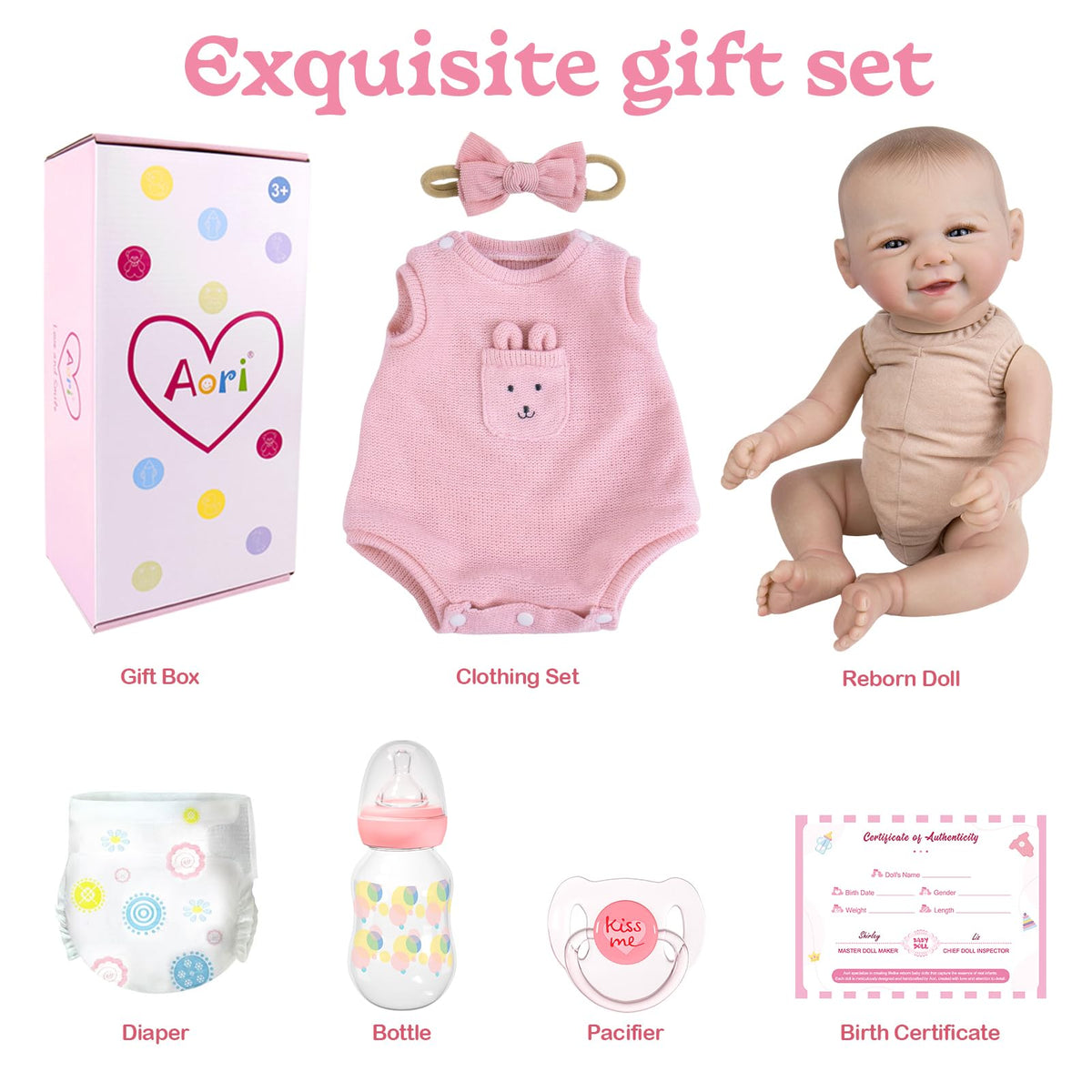 Realistic Reborn Baby Dolls with Flexible Limbs E5705