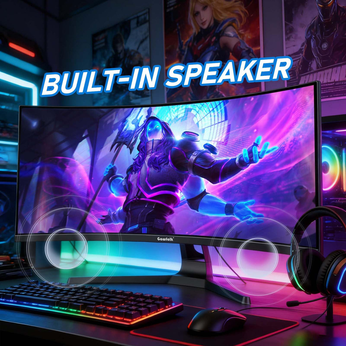 34 Inch Ultrawide Curved 200Hz Gaming Monitor P743