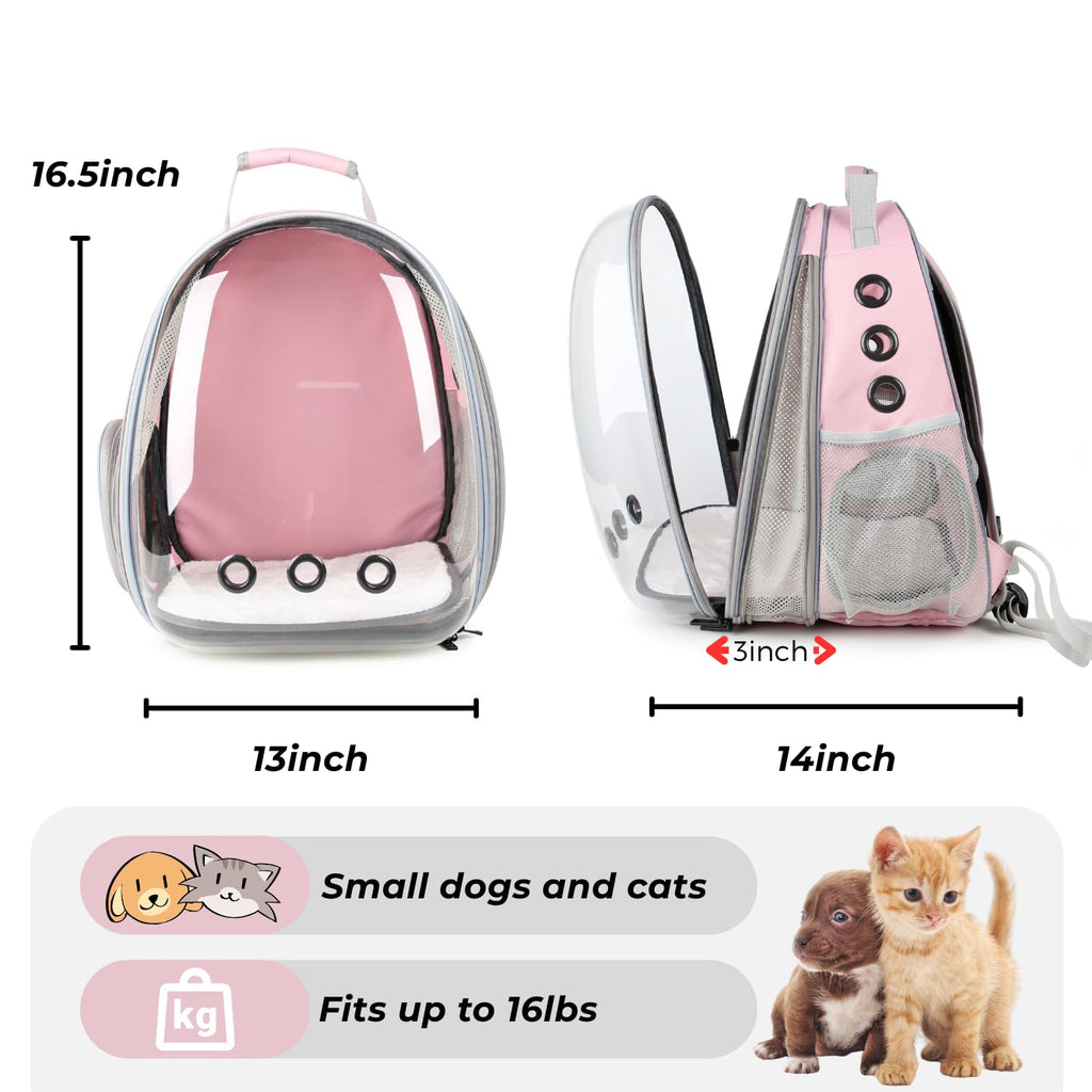 Expandable Cat Backpack with Mini Fan B390204