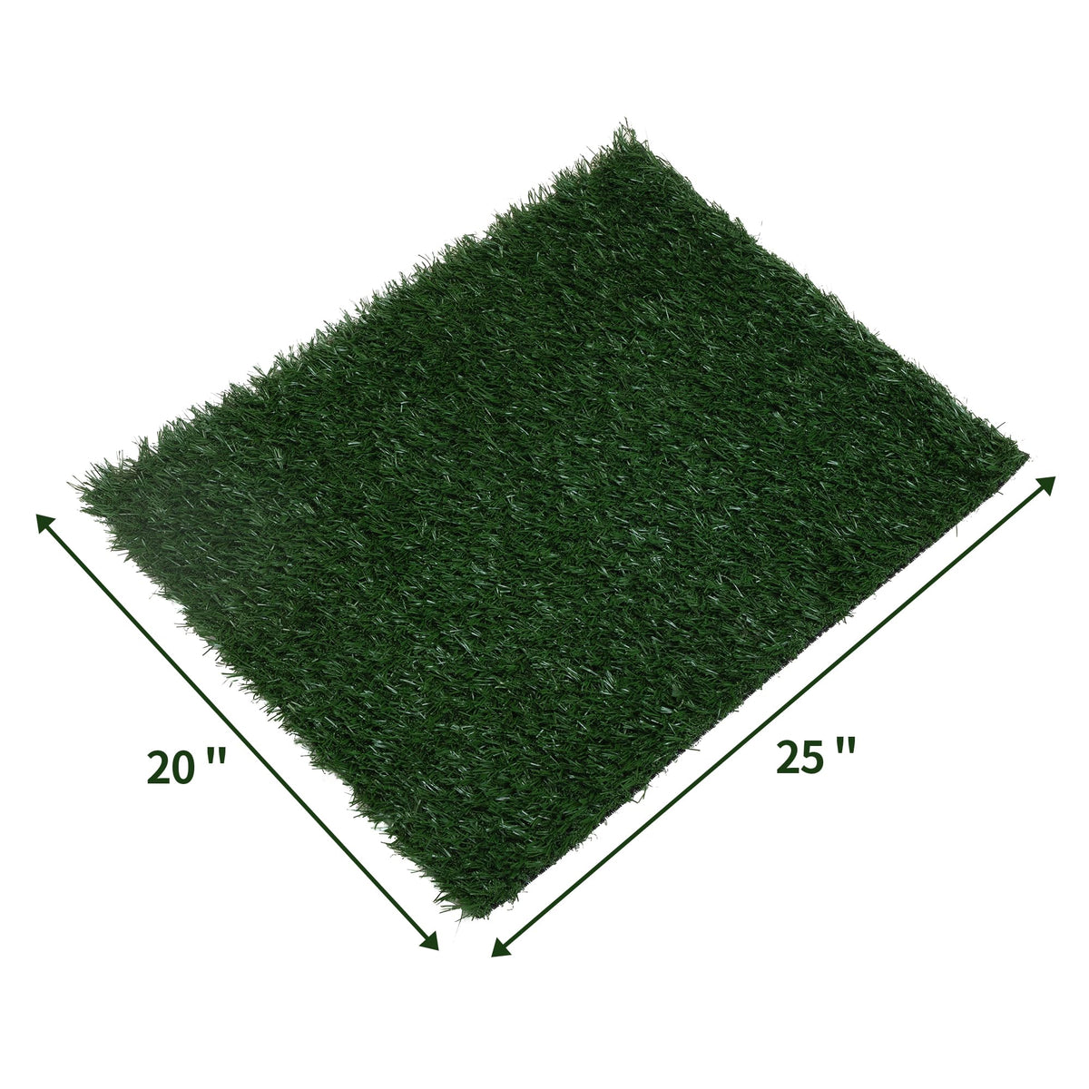 2 Packs Artificial Grass Patch 23" x 18" L253