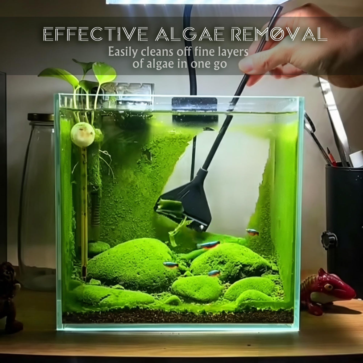 3 in 1 Aquarium Cleaning Tools F84548