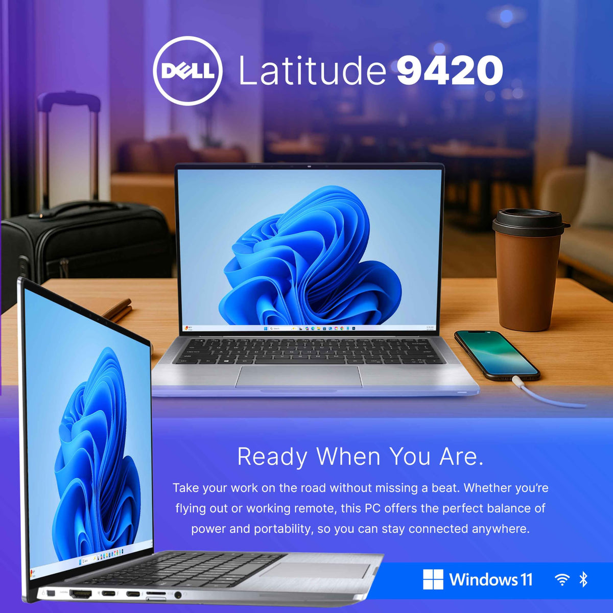 14" FHD Intel Core i7 16GB RAM 512GB SSD Windows 11 Pro Laptop I89908
