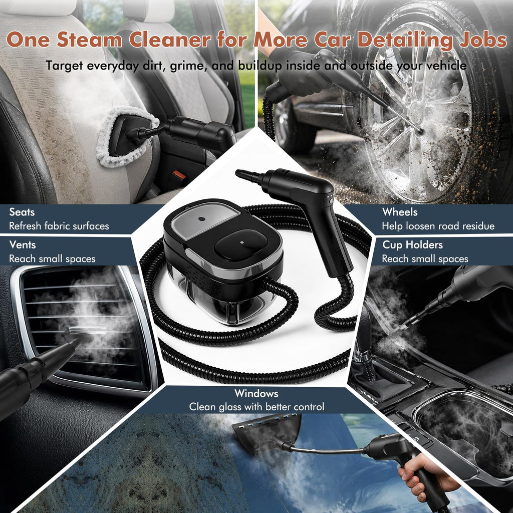2500W Pressurized Steam Cleaner with 16 Accessories Z777
