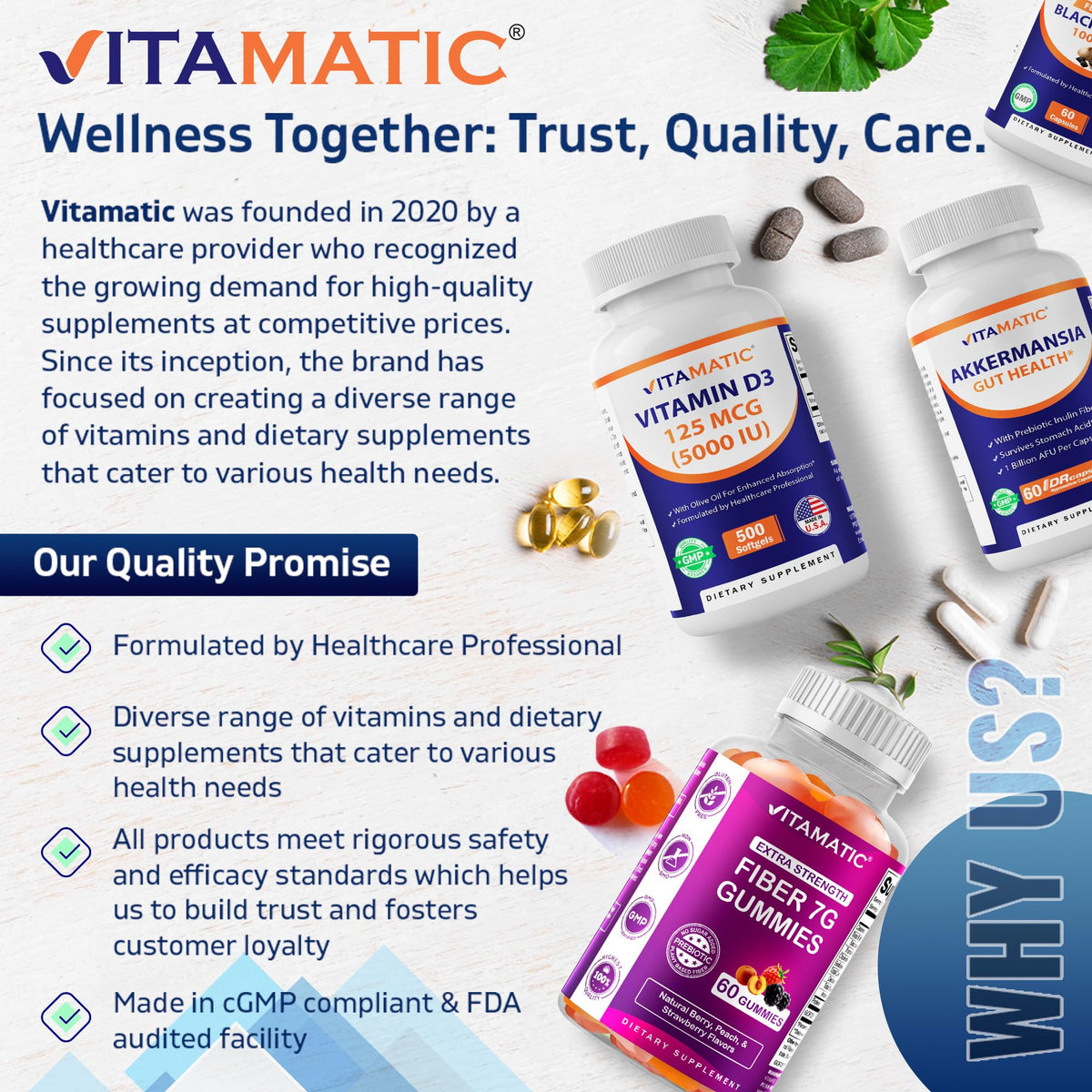 MSM 2000 mg with Vitamin C 180 Veg Capsules Non-GMO Gluten Free G3875