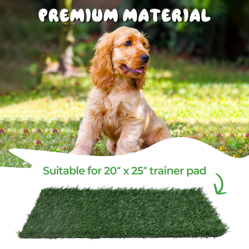 2 Packs Artificial Grass Patch 23" x 18" L253