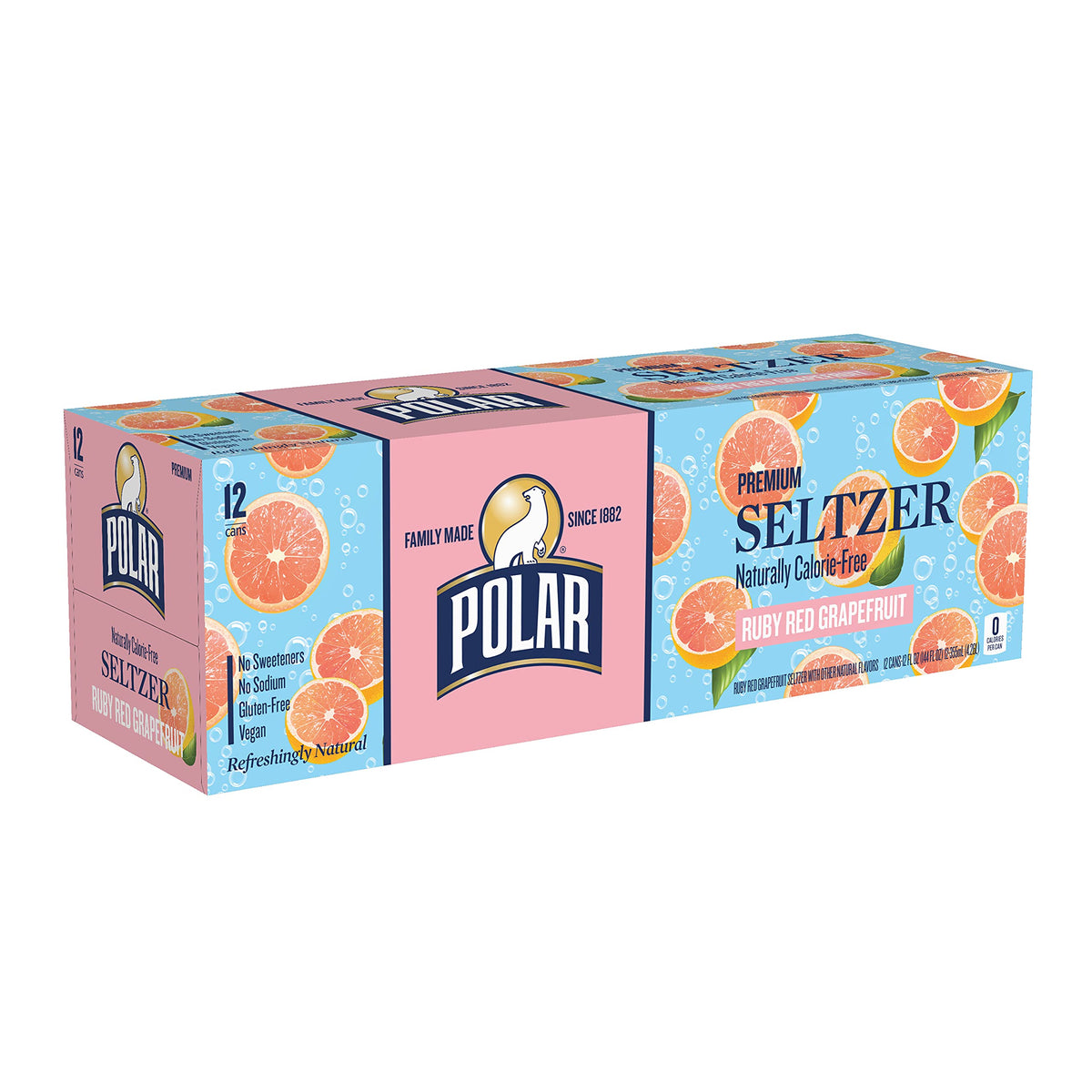 Ruby Red Grapefruit Seltzer Water 12 fl oz 12 Pack X655