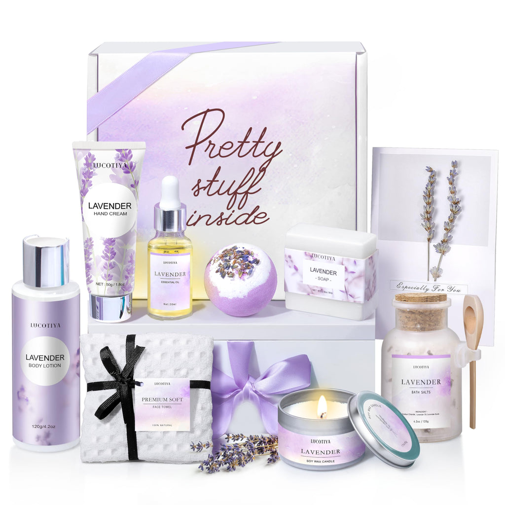 10 Pc Lavender Bath Gift Set Z11116