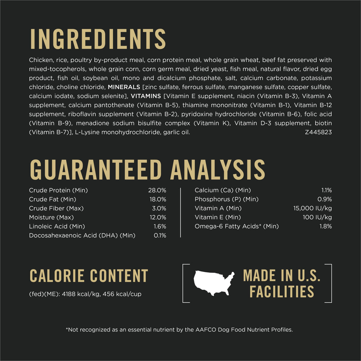 High Protein Chicken & Rice Dry Puppy Food 6 lb Bag M2463