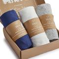 Grey Navy 3 Pack Jersey Pack and Play Sheets A104