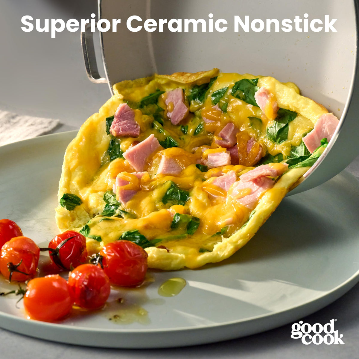 7 Piece Ceramic Nonstick Cookware Set J704