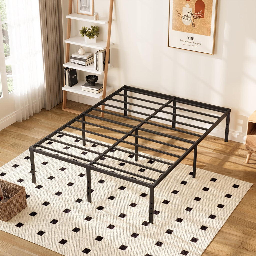 Queen 14-Inch Heavy-Duty Platform Bed Frame O934