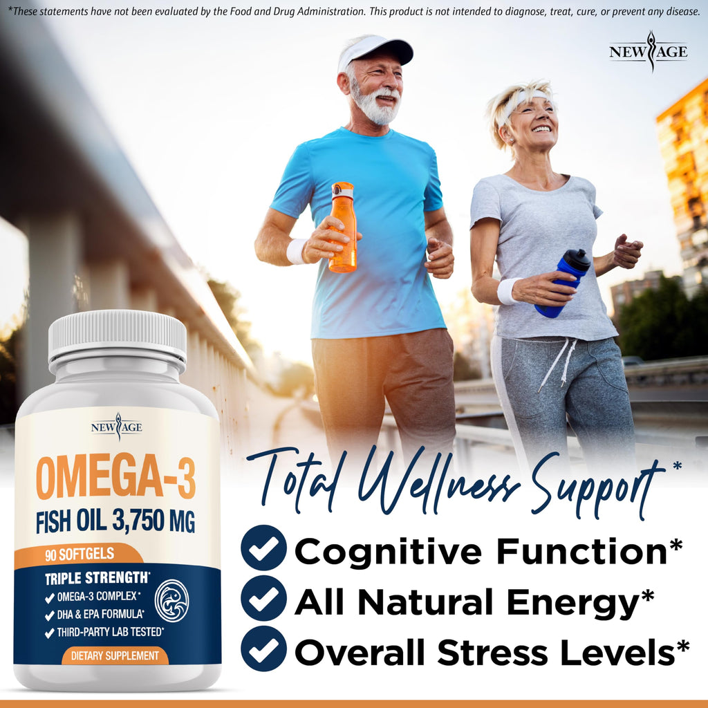 Triple Strength Omega 3 Fish Oil 3750 mg EPA & DHA 180 Count N338792
