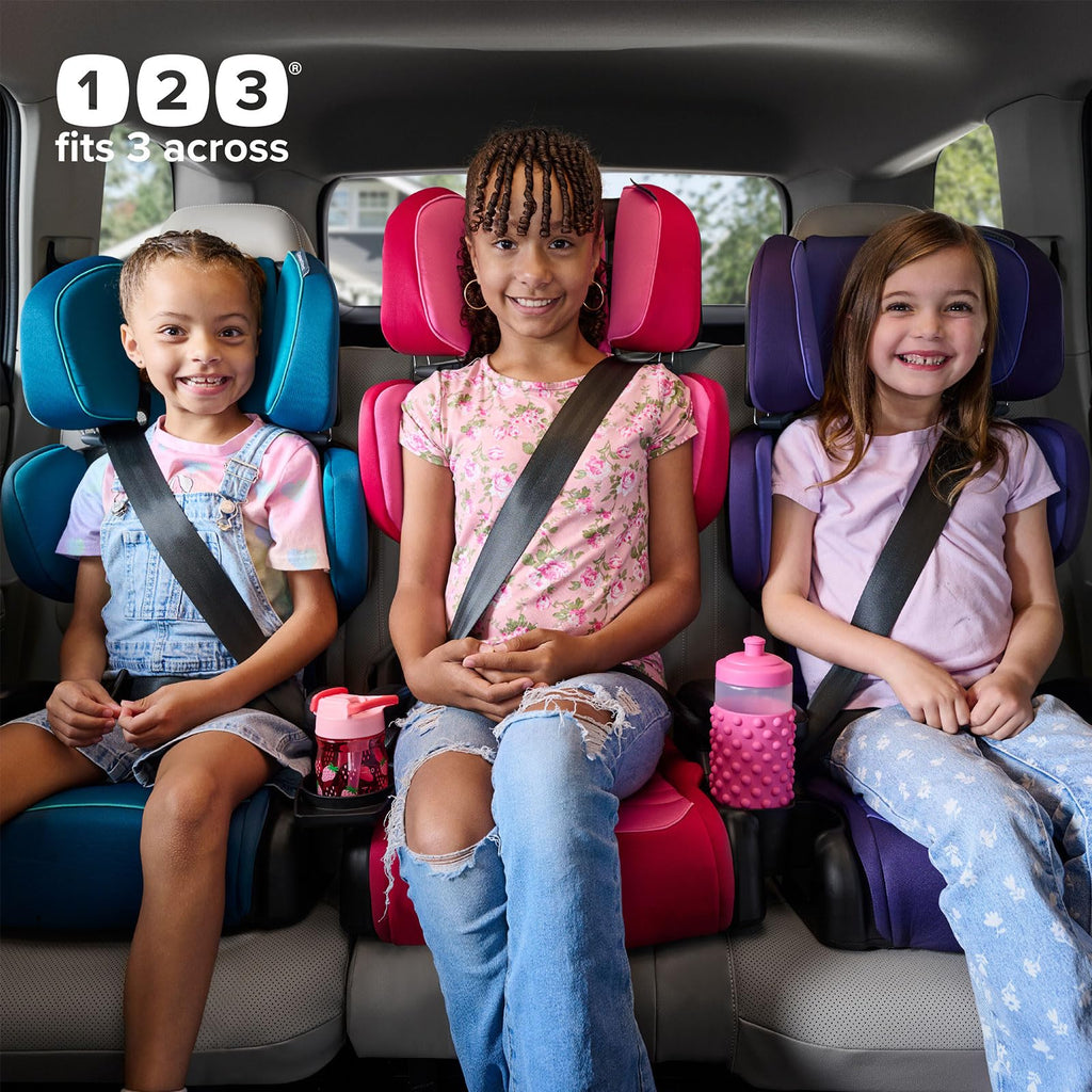 2-in-1 High Back Booster with Cupholder T408