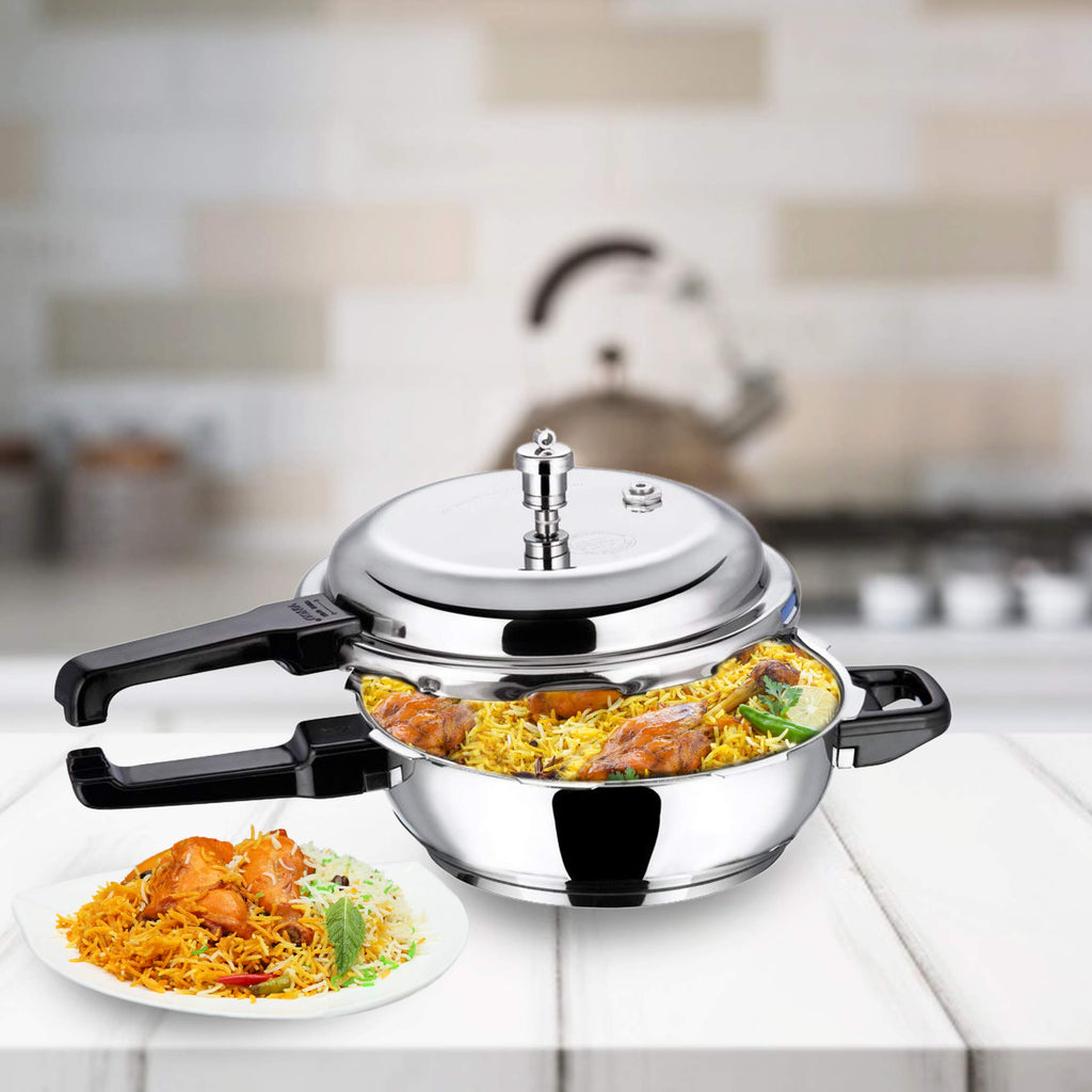 Stainless Steel Sandwich Bottom Pressure Pan C4040