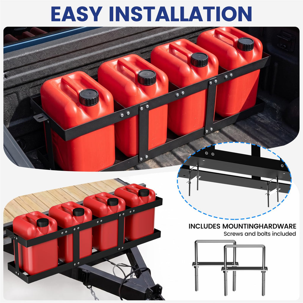 Adjustable 5 Gallon Fuel Jug Holder Q360