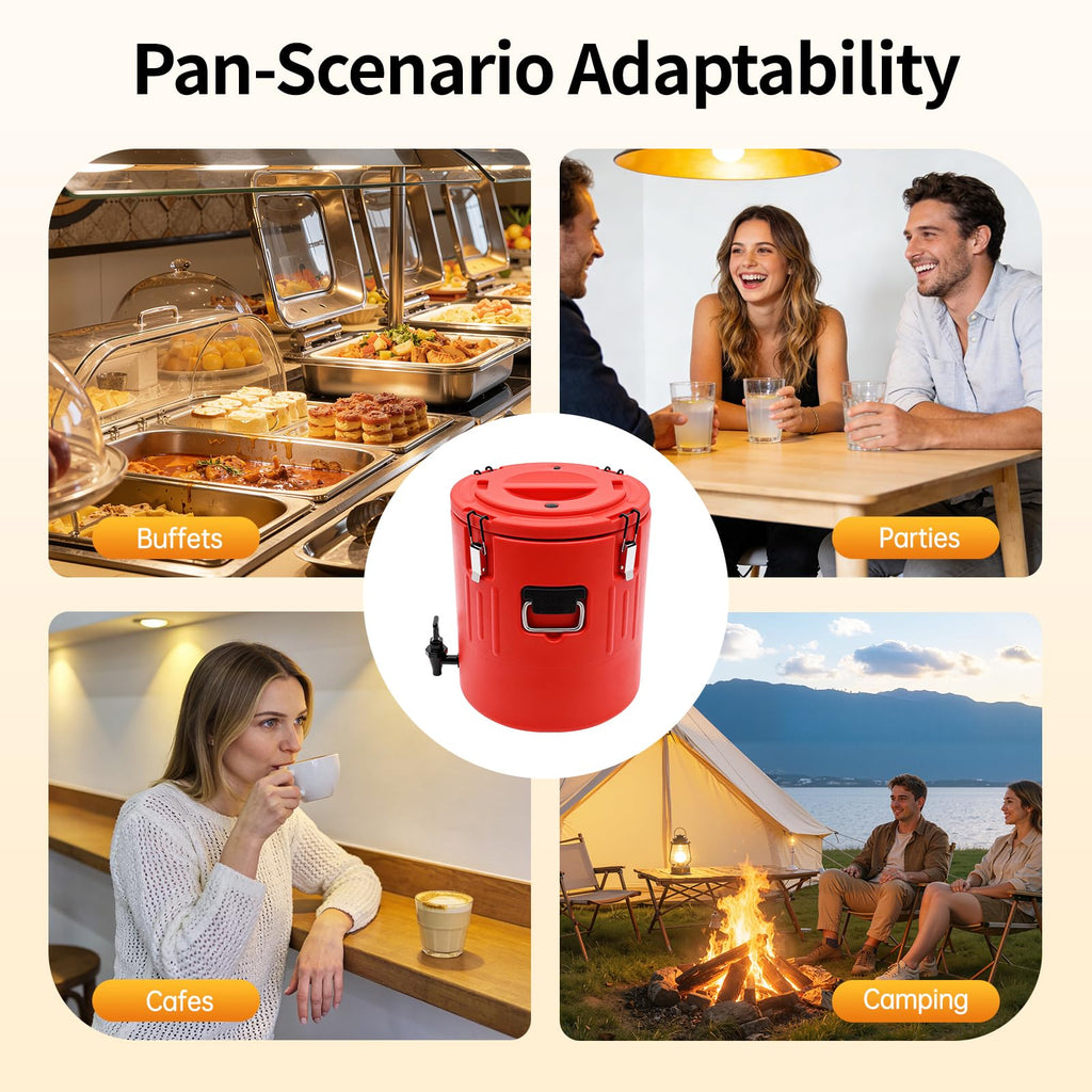 40L Stainless Steel Insulated Drink Dispenser with Faucet N868