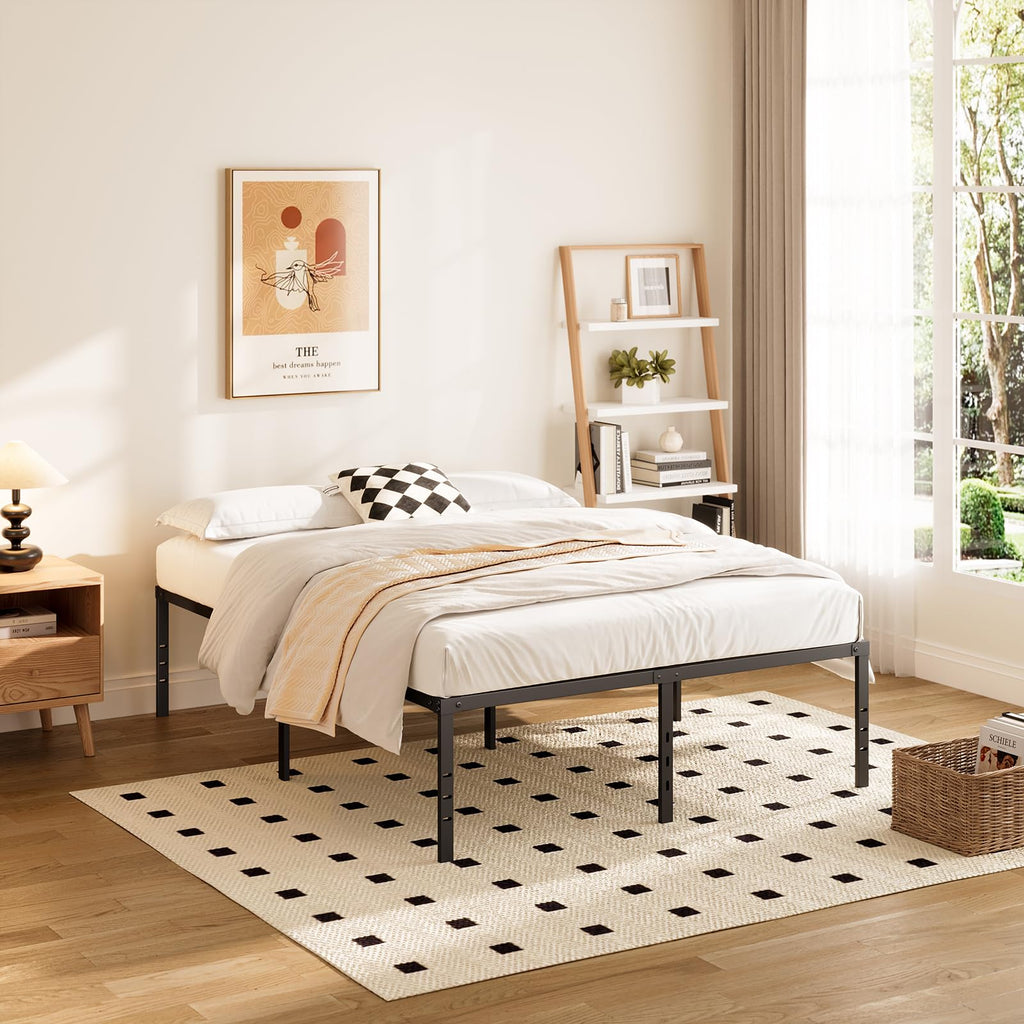 Queen 14-Inch Heavy-Duty Platform Bed Frame O934