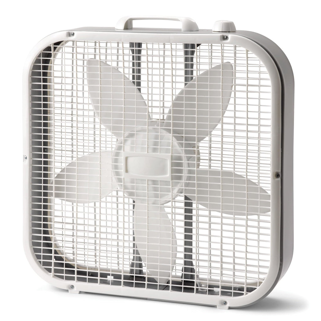 20" Classic Box Fan, 3 Speeds, White E46898
