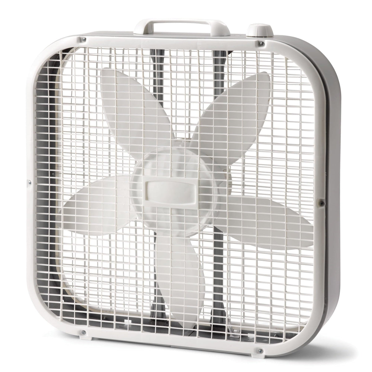 20" Classic Box Fan, 3 Speeds, White E46898