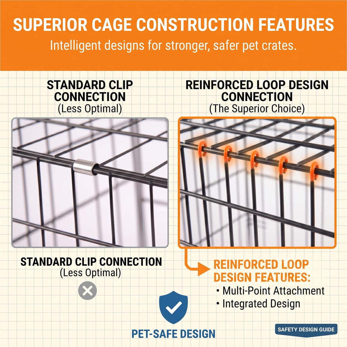 30-Inch Double Door Folding Metal Dog Crate Y90906