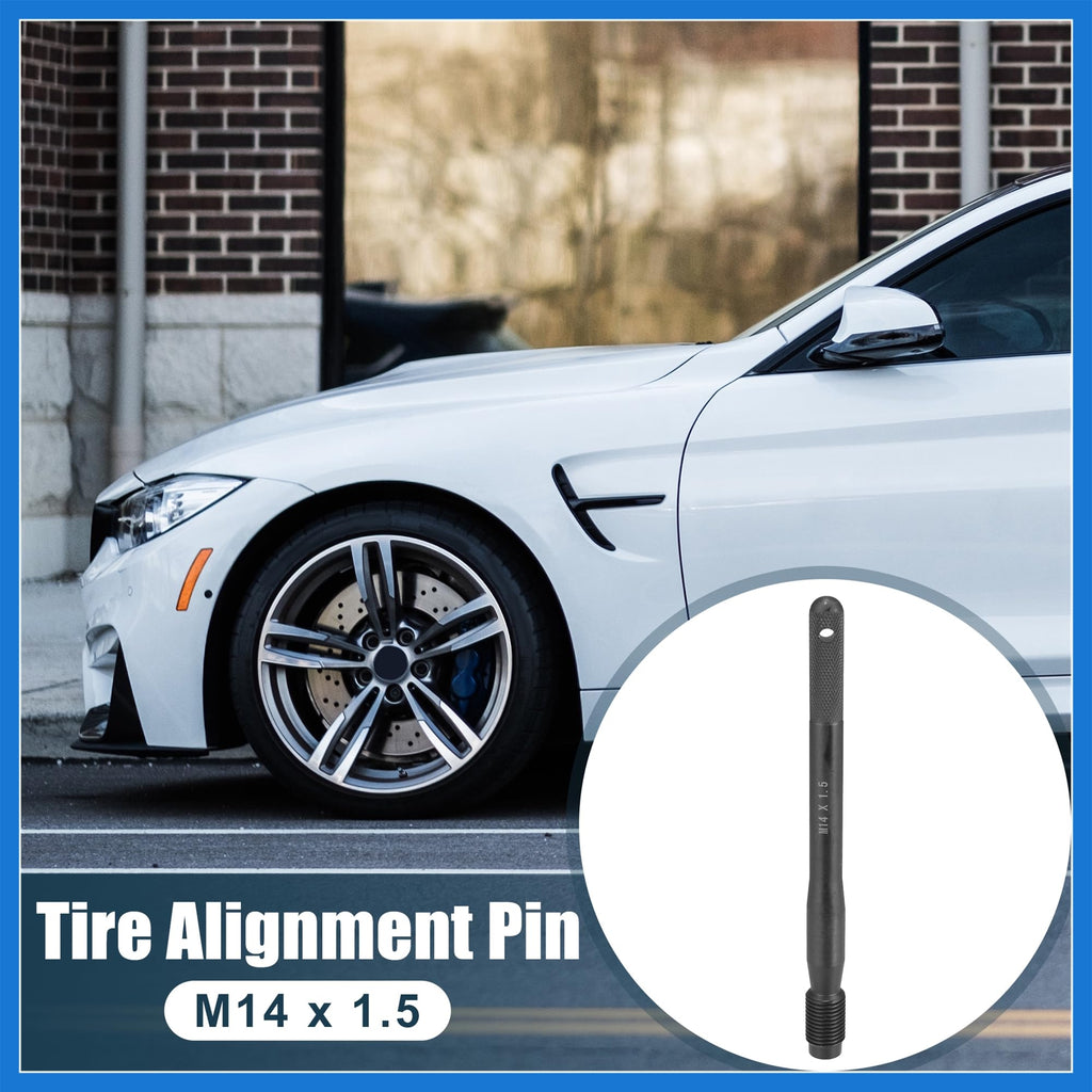 Black Carbon Steel Wheel Hangers Alignment Pin M14x1.5 M6509