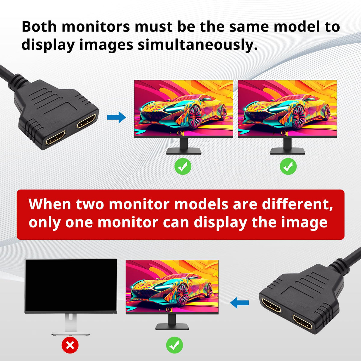 HDMI Splitter 1 in 2 Out A1959