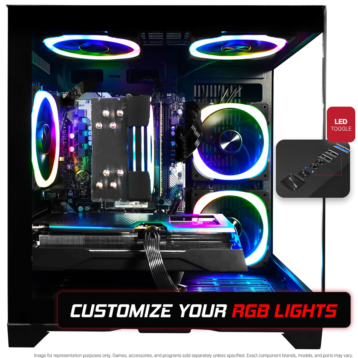 Intel Core i5-12400F GeForce RTX 3050 16GB DDR4 512GB NVMe SSD Gaming PC Z75802