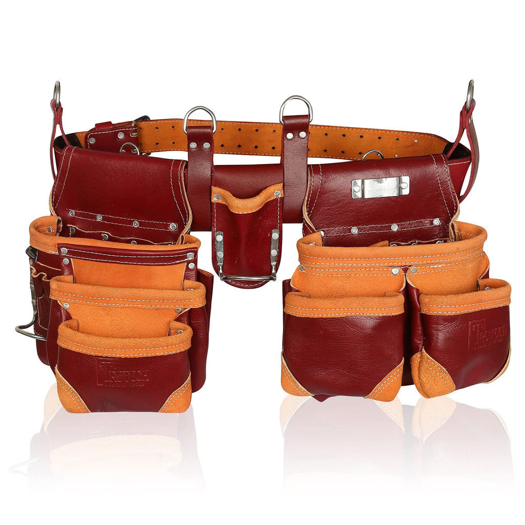 Maroon Leather Tool Belt U256