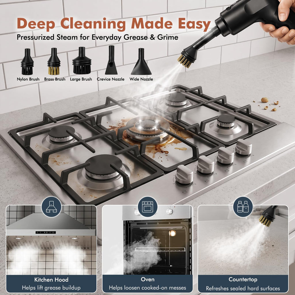 2500W Pressurized Steam Cleaner with 16 Accessories Z777