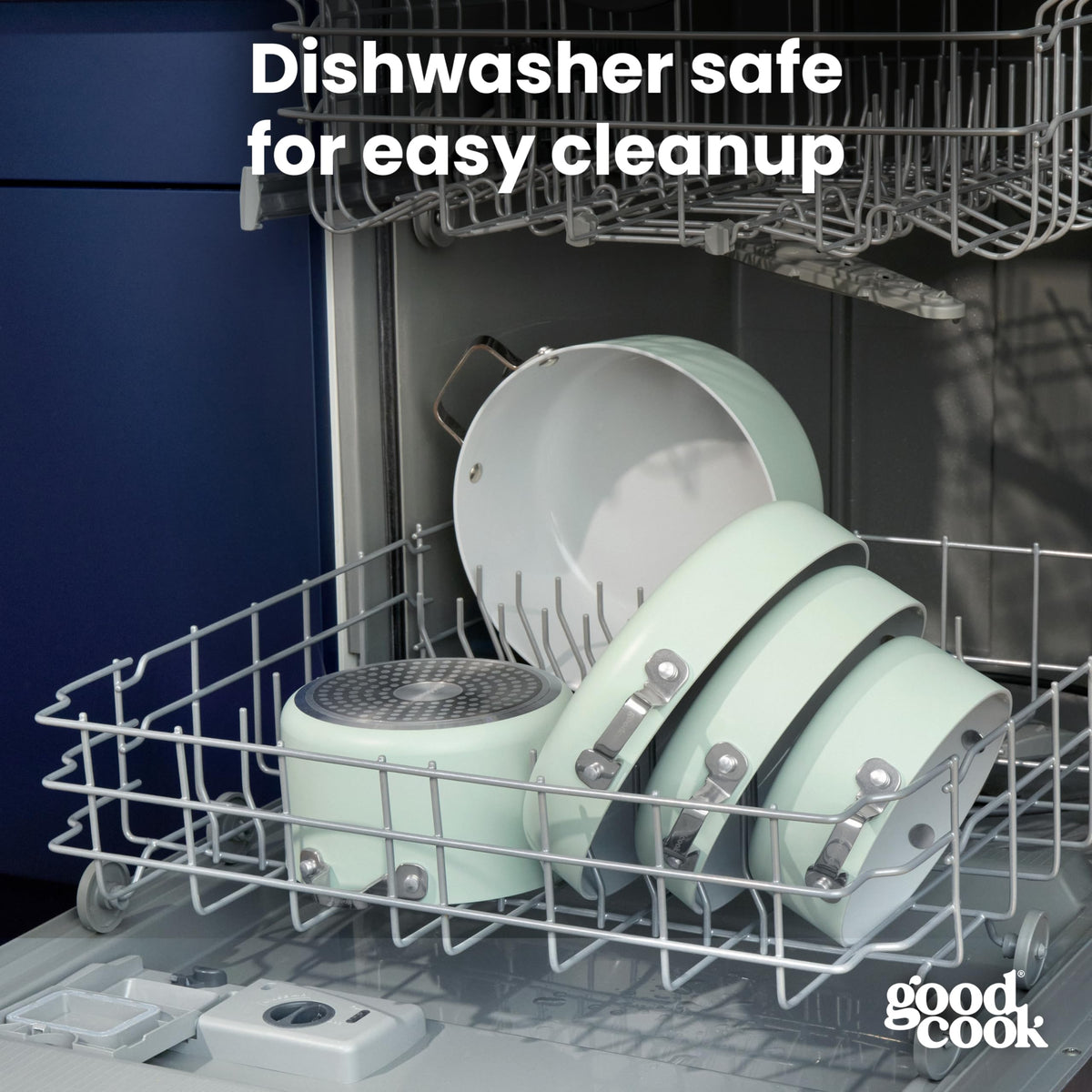 7 Piece Ceramic Nonstick Cookware Set J704
