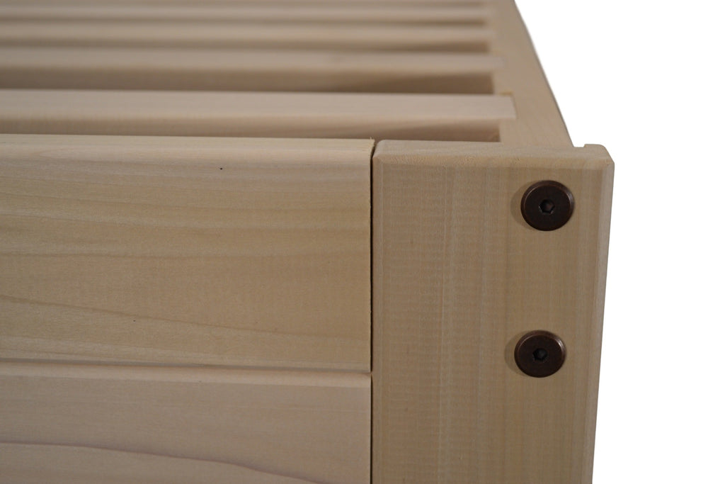 California King Unfinished Wood Platform Bed H4532