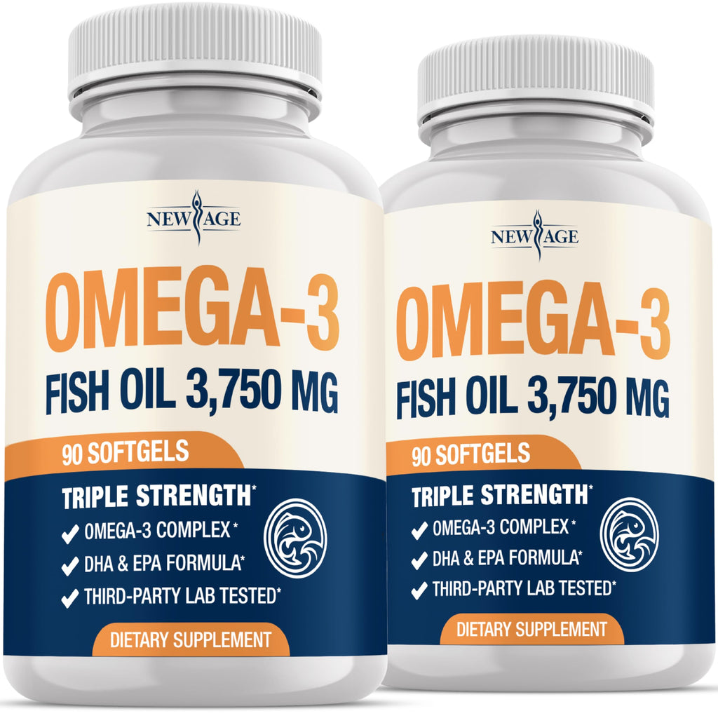 Triple Strength Omega 3 Fish Oil 3750 mg EPA & DHA 180 Count N338792