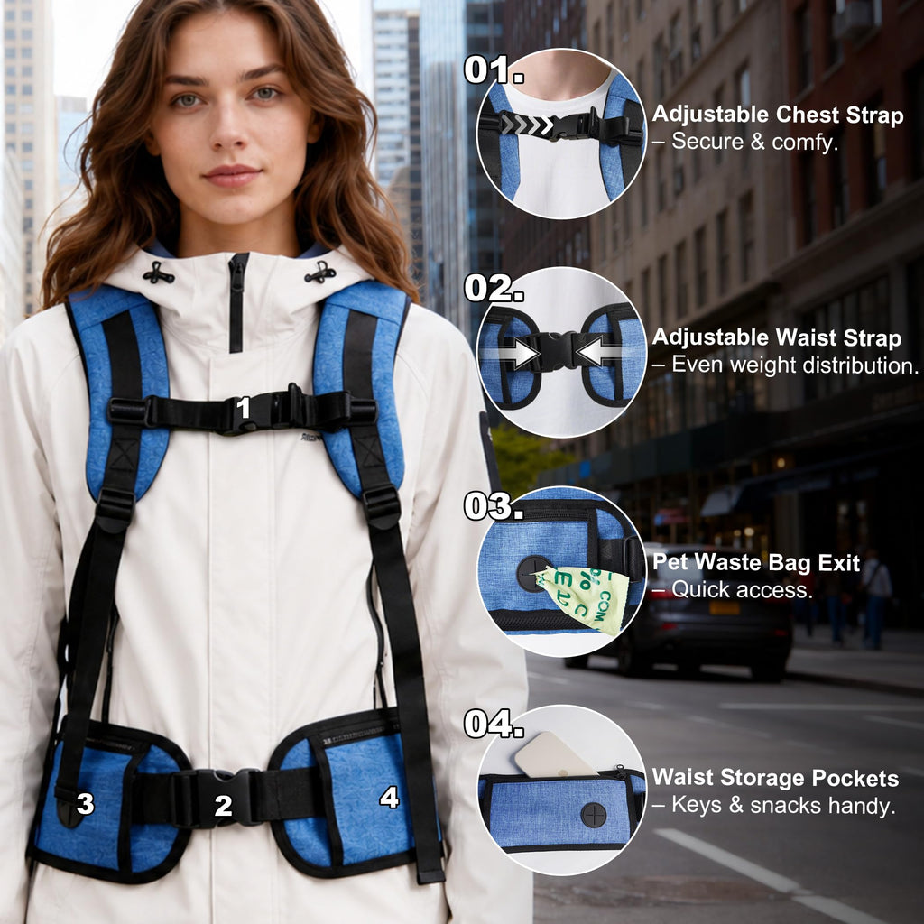 Blue Pet Carrier Backpack T26370