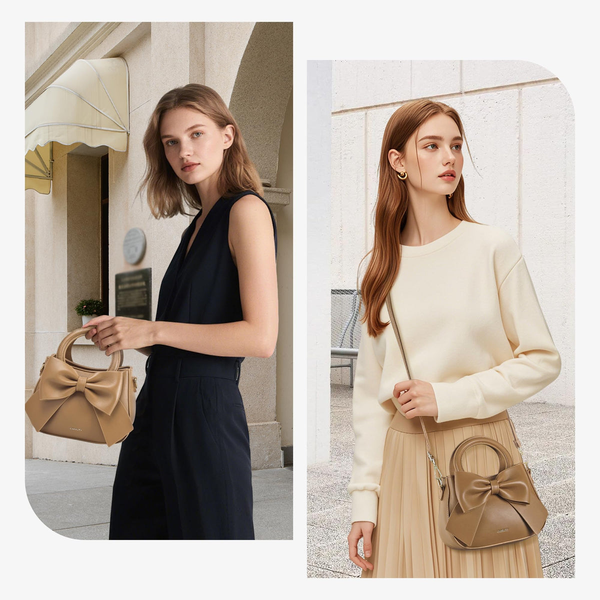 Vegan Leather Crossbody Bag with Top Carry Handle P243