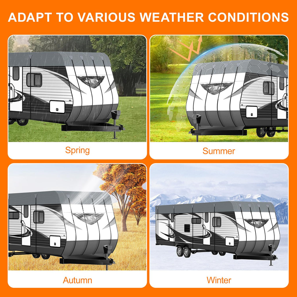 Heavy Duty Waterproof RV Roof Cover D22119