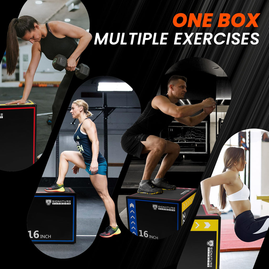 3-in-1 Foam Plyometric Jump Box F3614