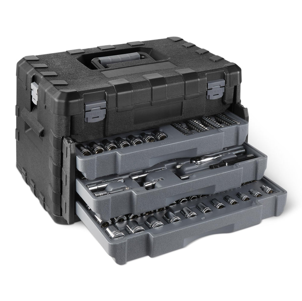 287-Piece Mechanic Socket Set with 3-Drawer Case B7616
