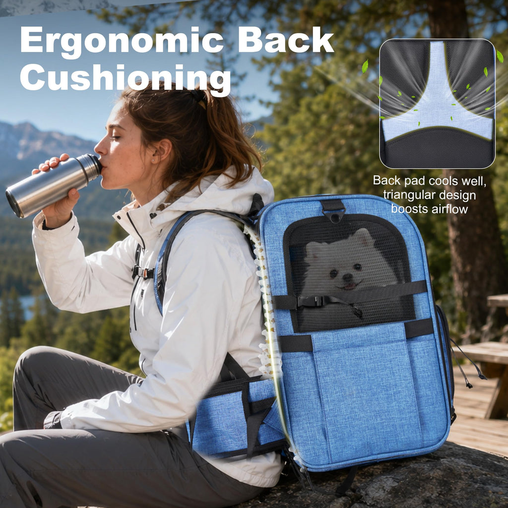 Blue Pet Carrier Backpack T26370