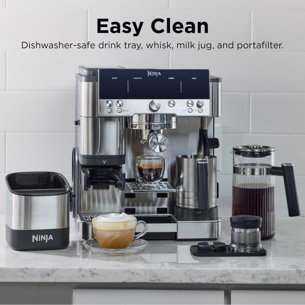 3-in-1 Espresso Drip Coffee & Cold Brew Machine Y698334