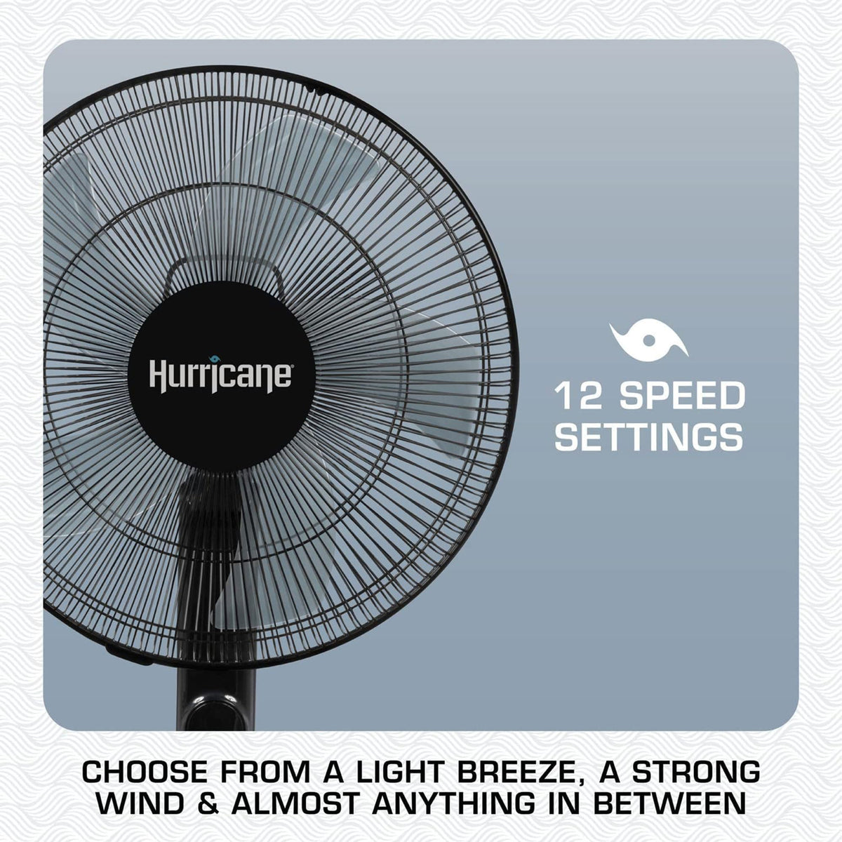 2 Pack Oscillating Pedestal Stand Fan, 12-Speed, 16", Black with Remote Control P7888