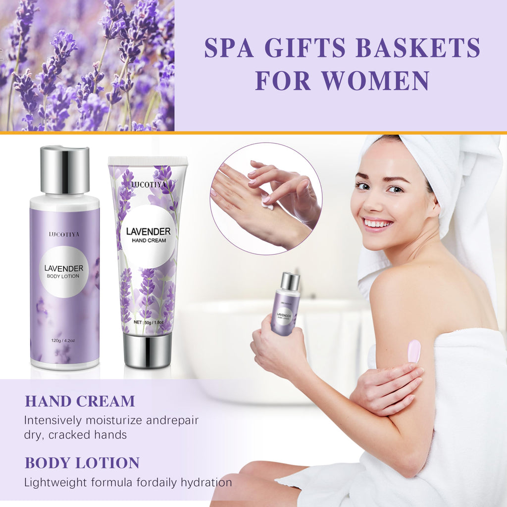 10 Pc Lavender Bath Gift Set Z11116