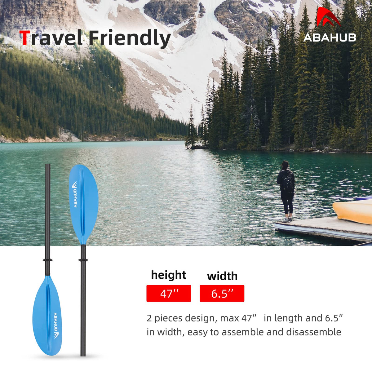 Carbon Fiber Kayak Paddles 90.5 Inches H529