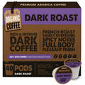 Organic Dark Roast Coffee Pods, 40 Recyclable Capsules E939