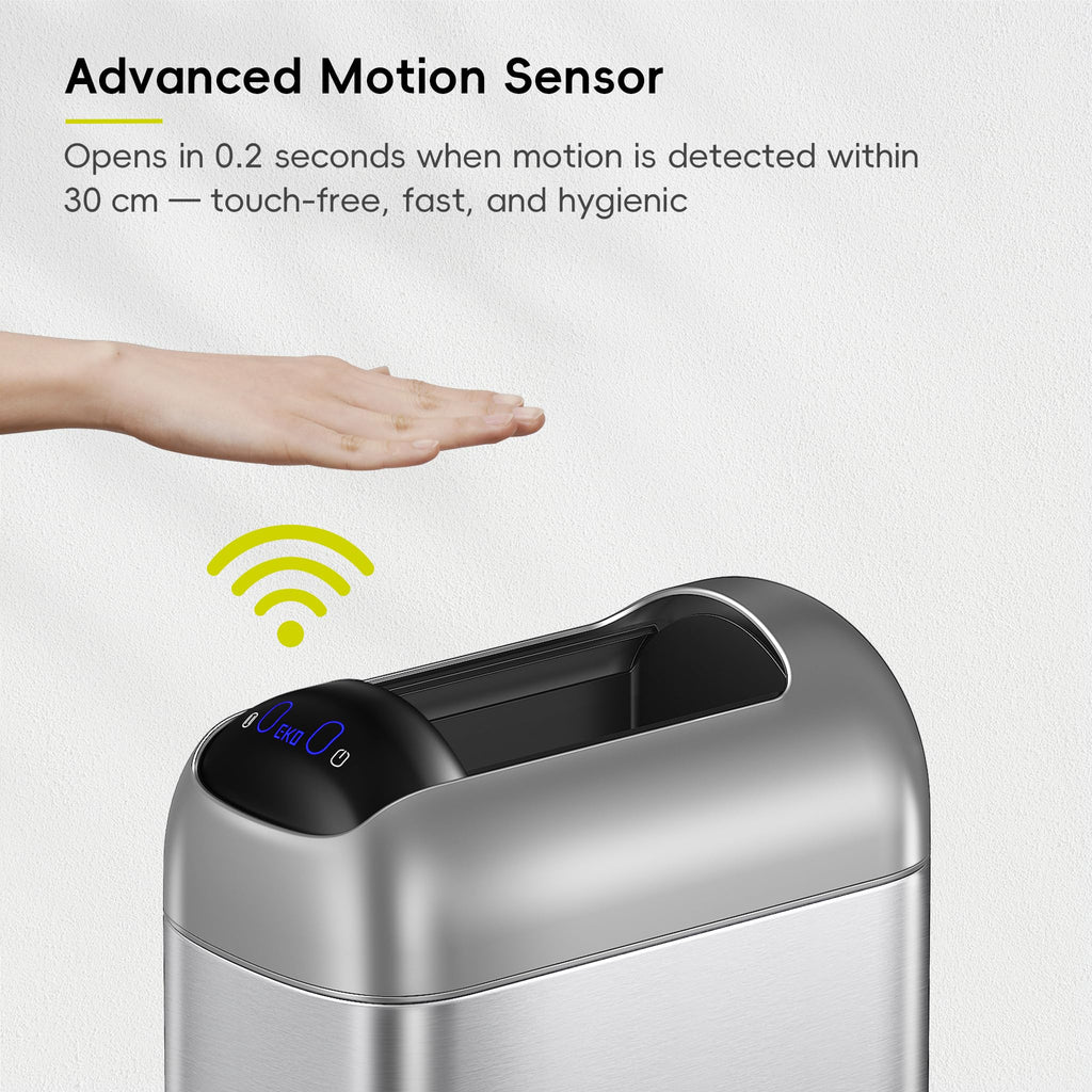 10L Stainless Steel Sensor Trash Can S532631